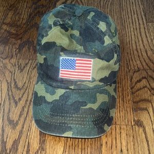Camouflage American Flag Hat